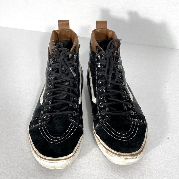 Vans Sk8-Hi Scotchguard Black and Tan High-Top Sneakers size 10.5 - Picture 6 of 12